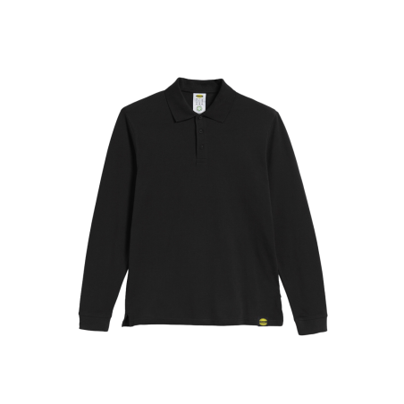 POLO À MANCHE LONGUE NOIR