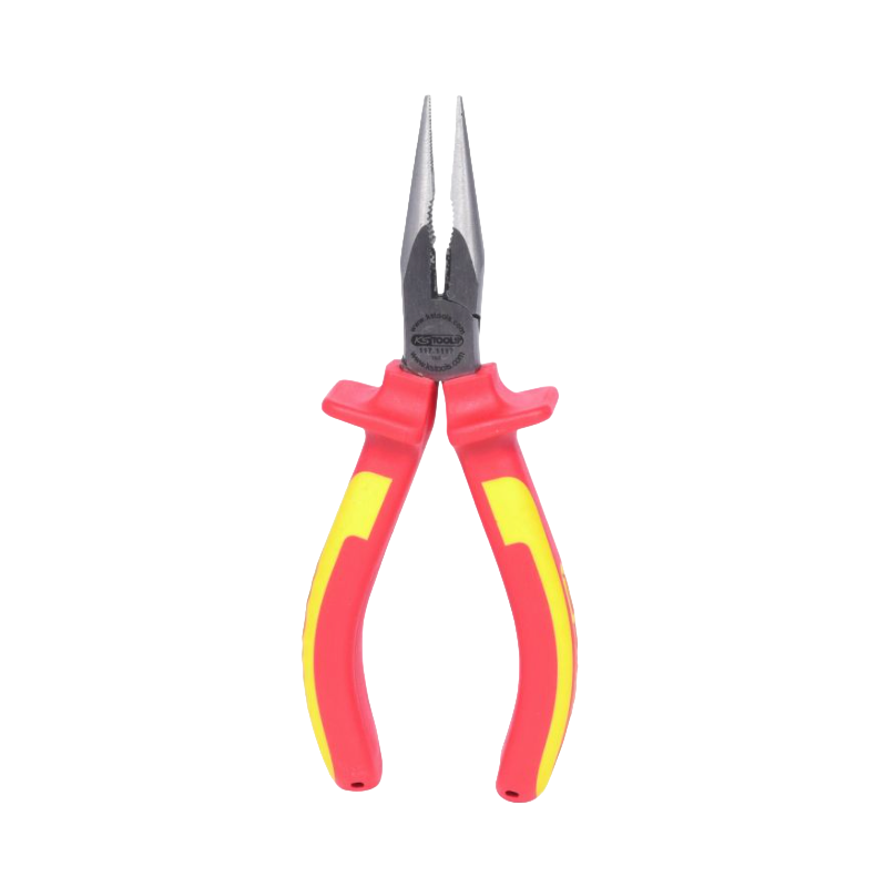 PINCE À BEC DEMI-ROND DROIT ISOLÉE