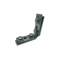 ÉQUERRE AVEC VISSERIE 90° 2+2T