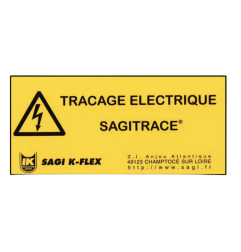 ÉTIQUETTE AUTO-COLLANTE JAUNE