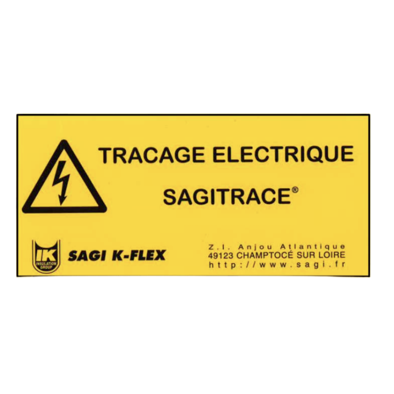 ÉTIQUETTE AUTO-COLLANTE JAUNE