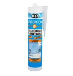 MASTIC SILICONE SANITAIRE GEB