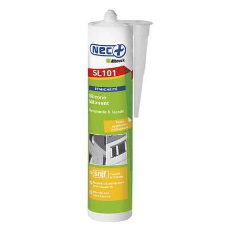 MASTIC SILICONE NEUTRE GRIS ALU