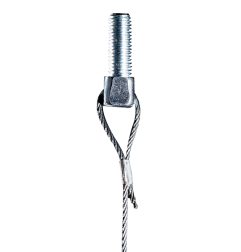 Filin D1.2 L2m FILETE M6X20 + Galet rapide Vendu par 10