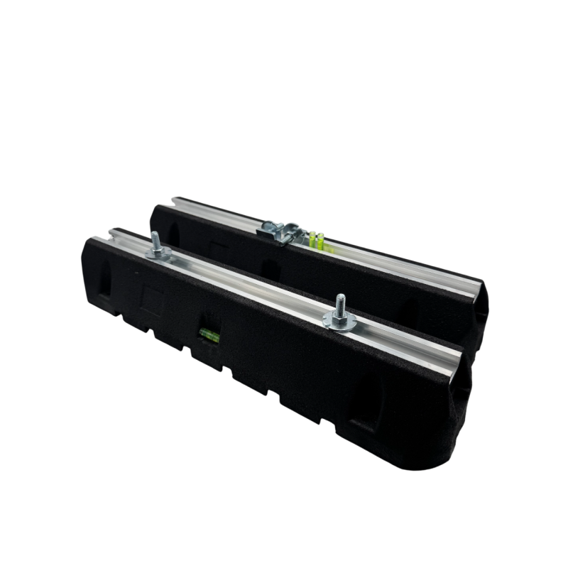 PIED HORIZONTAL AVEC RAIL / KIT