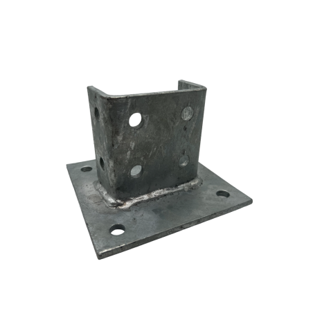 PIED DE RAIL 41X82 4 ANCRAGES