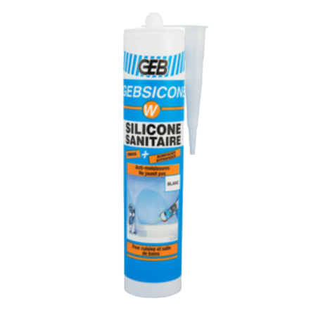 MASTIC SILICONE SANITAIRE GEB