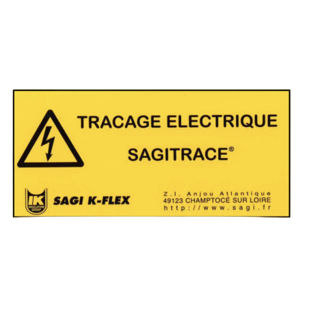 ÉTIQUETTE AUTO-COLLANTE JAUNE