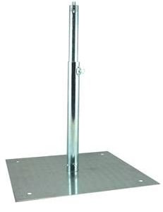 AIE03 - Tube telescopique support terrasse seul sans plaque